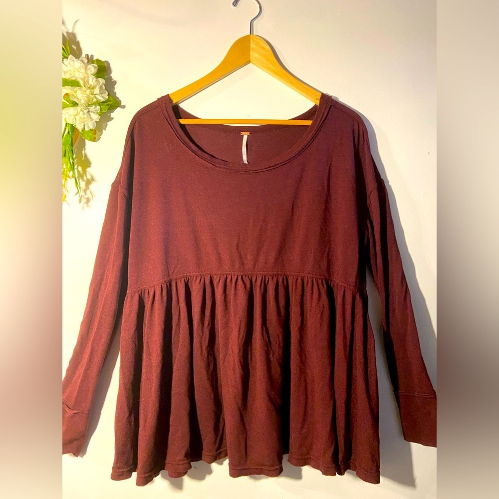 Free people long sleeved shirt
